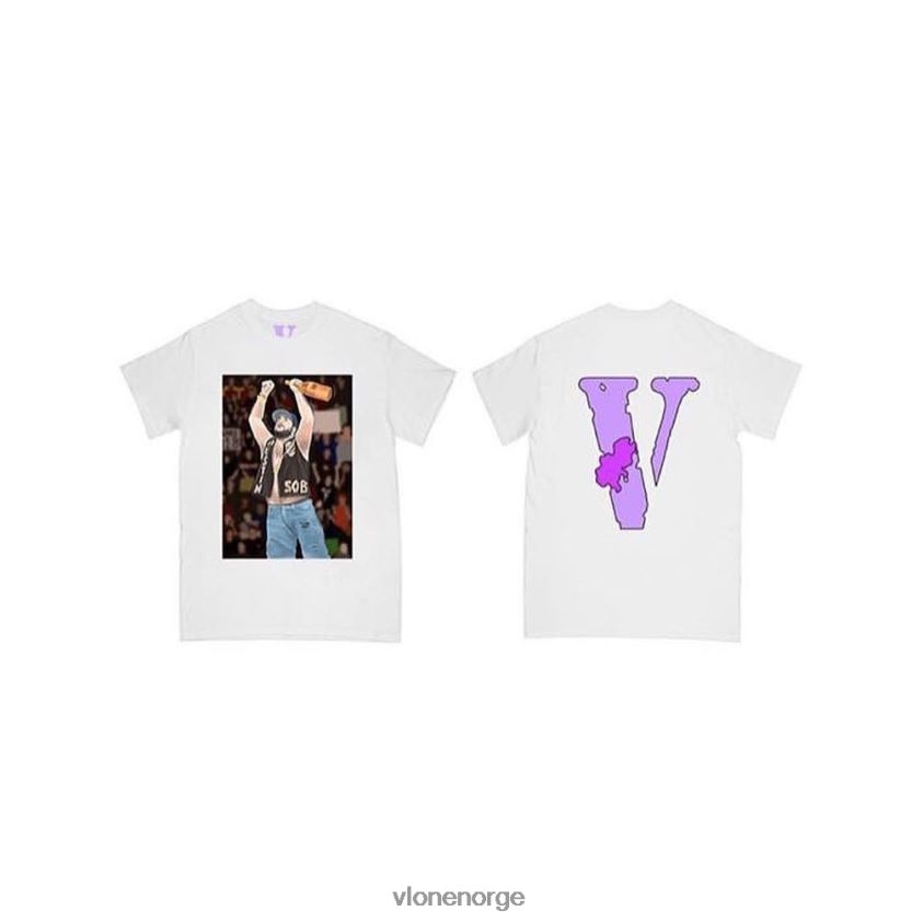 menn topp Vlone yams t-skjorte P608VV221