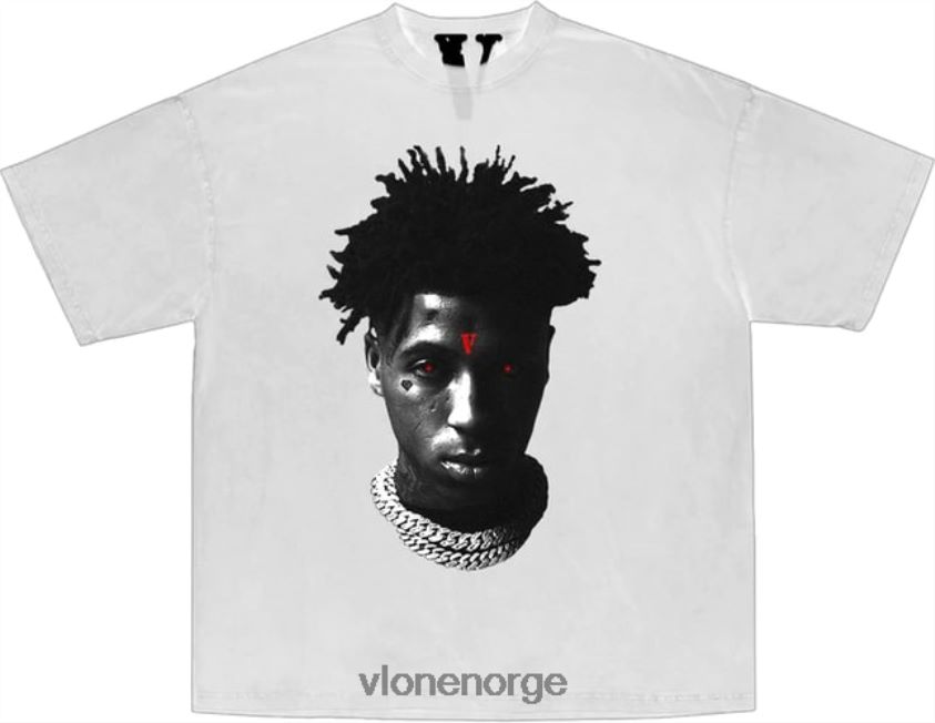 menn topp Vlone youngboy nba reapers barn hvit t-skjorte P608VV237